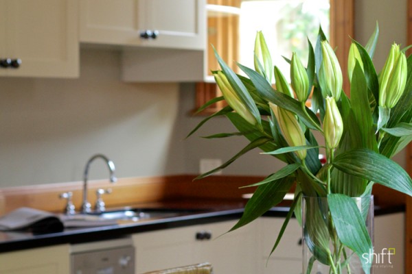 Fresh flowers for property styling