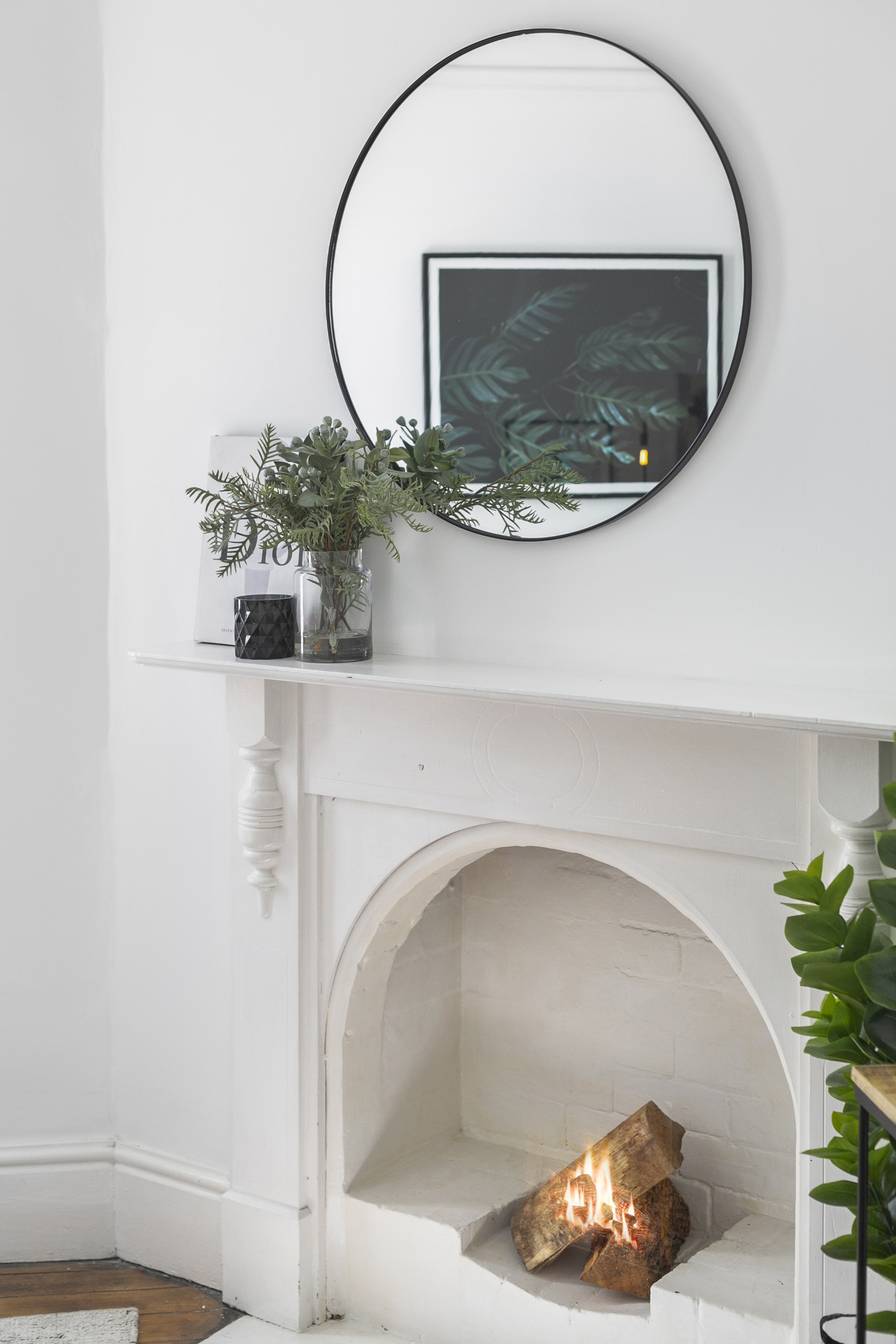 Modern renovation of period home mantle property styling
