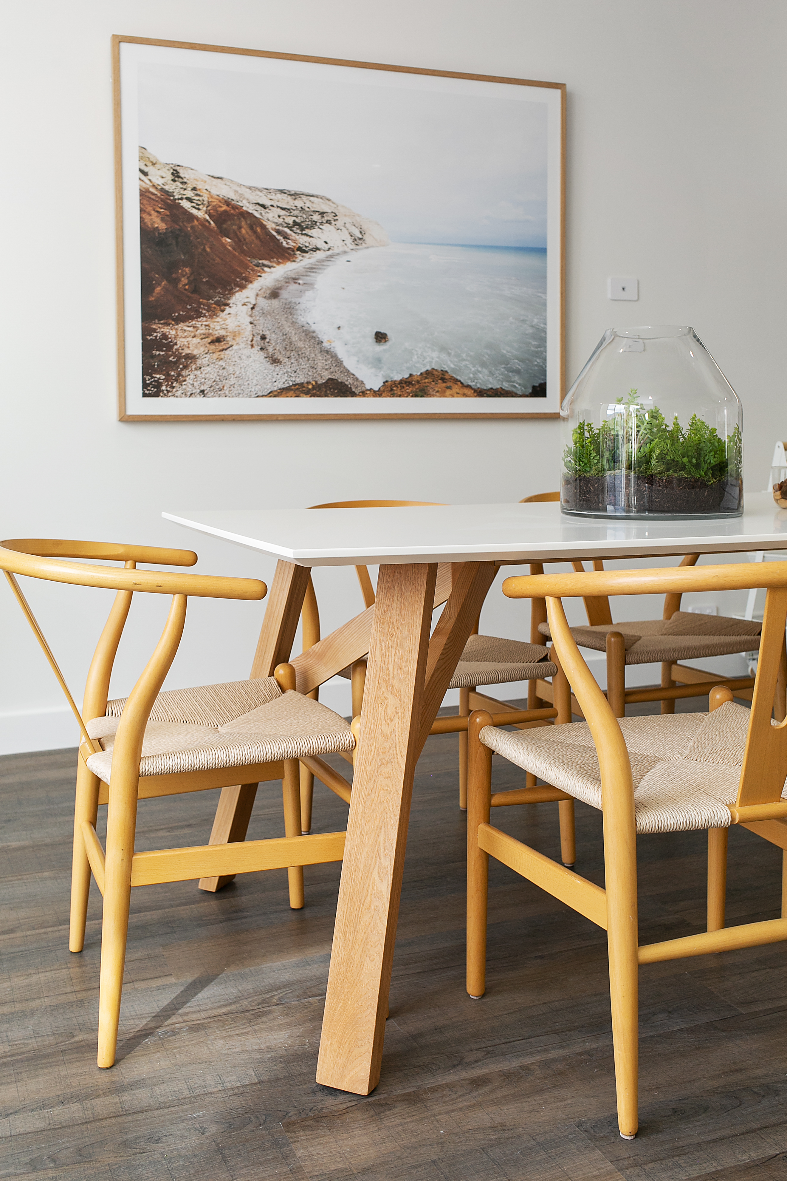 On trend property styling dining room