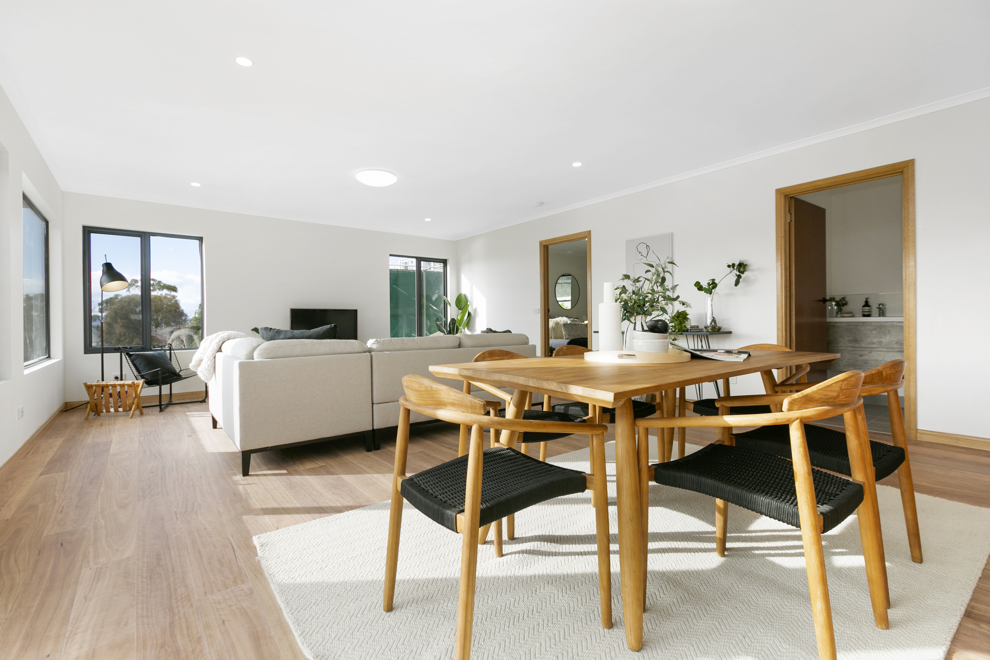 Classic modern interior styling living room Hobart